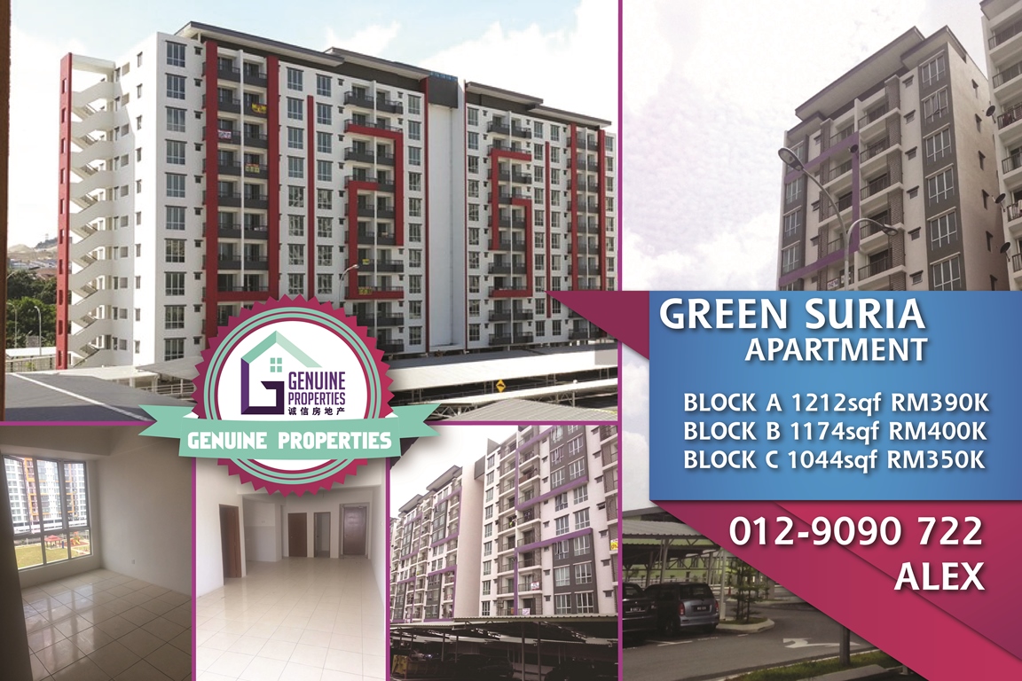 Green Suria Apartment For Sales